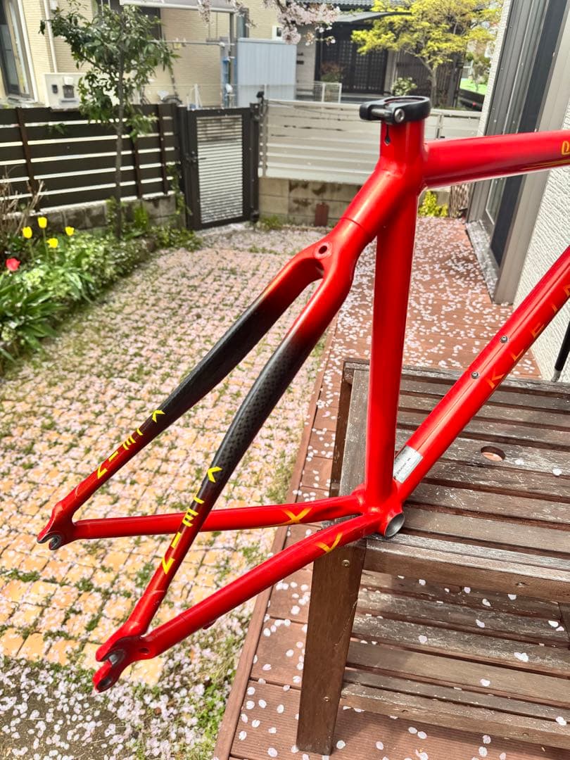 クラインqカーボンチームフレーム 希少  Q-Carbon TEAM