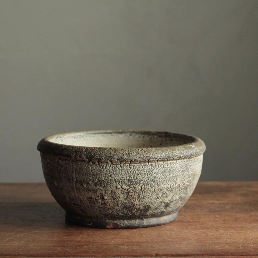 松代焼 失透釉 捏ね鉢 古美術 古道具 アンティーク 民芸