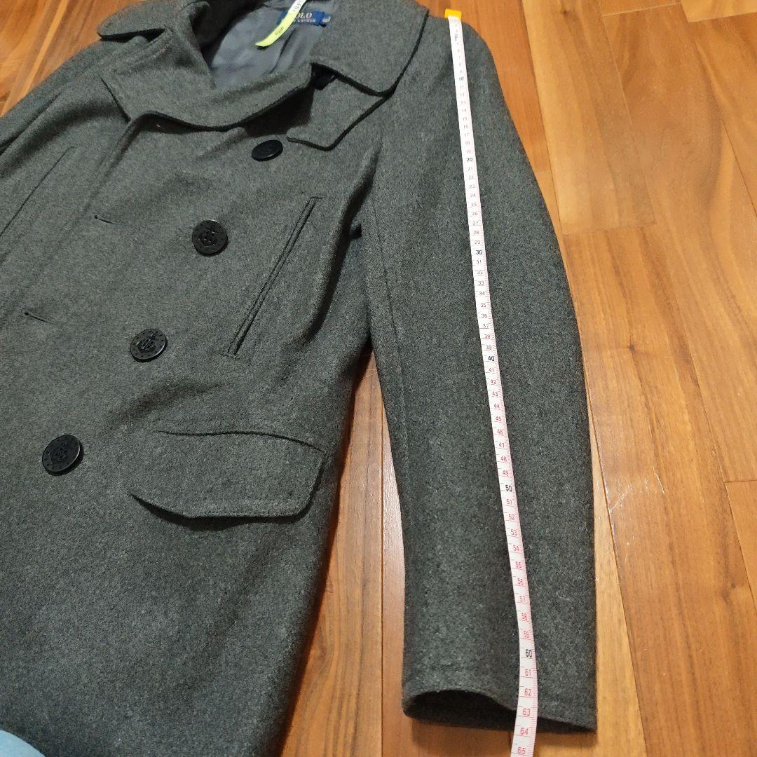 試着のみ　POLO RALPH LAUREN グレー ピーコート　Pコート