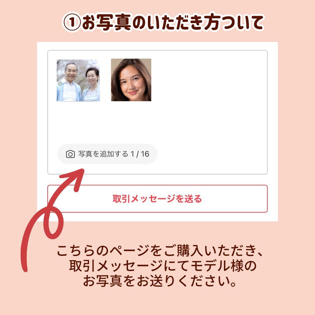 3名さま　A4サイズ【似顔絵オーダー】紙のみ