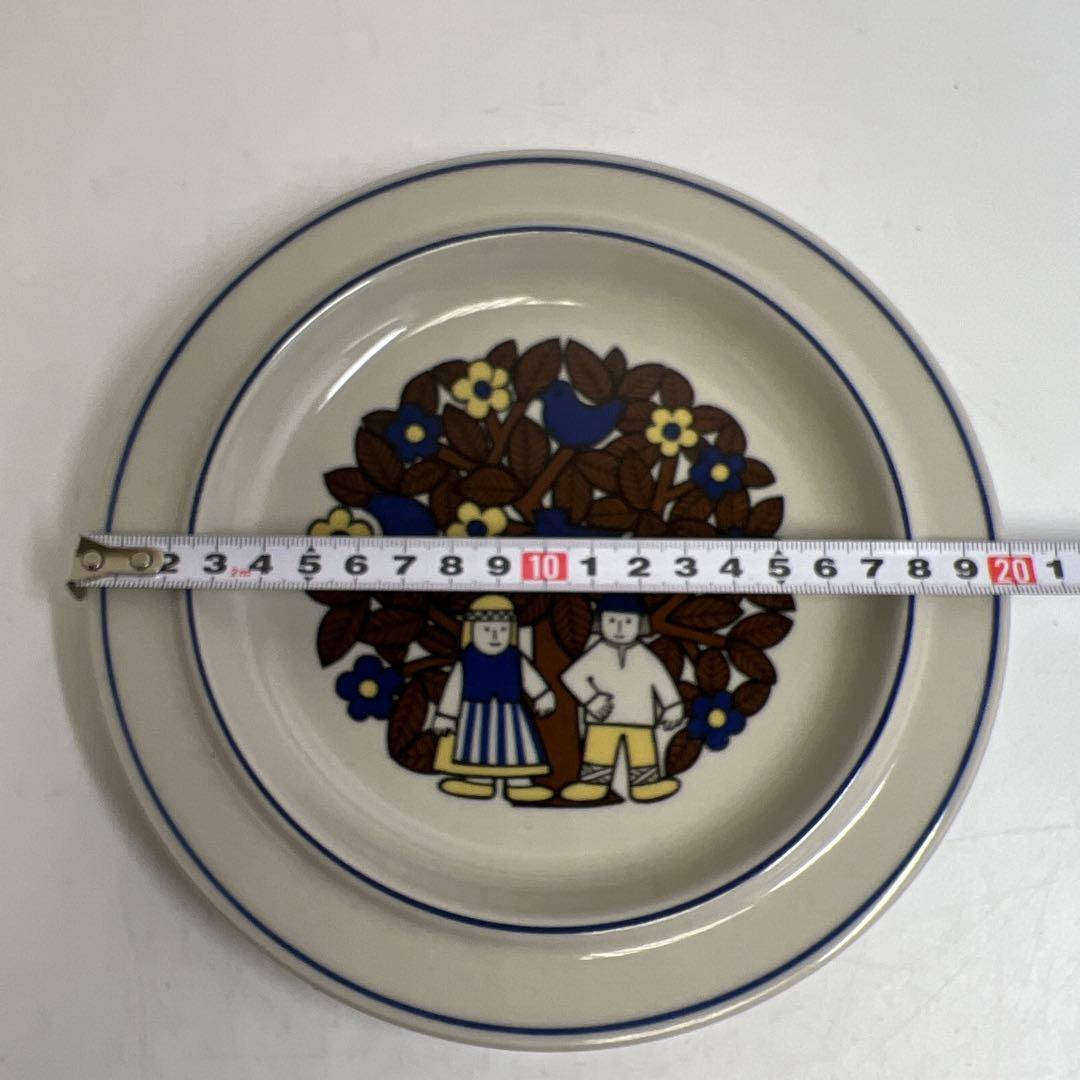 アラビア　カレワラ　プレートB タニチ　口径20㎝　東里8-0116☆2F