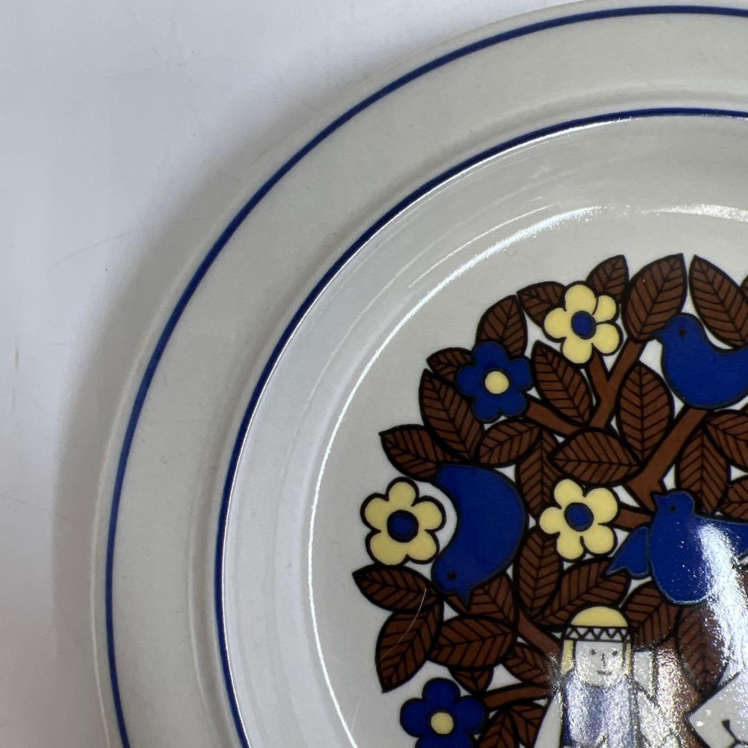 アラビア　カレワラ　プレートB タニチ　口径20㎝　東里8-0116☆2F