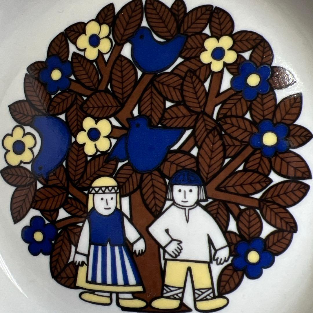 アラビア　カレワラ　プレートB タニチ　口径20㎝　東里8-0116☆2F