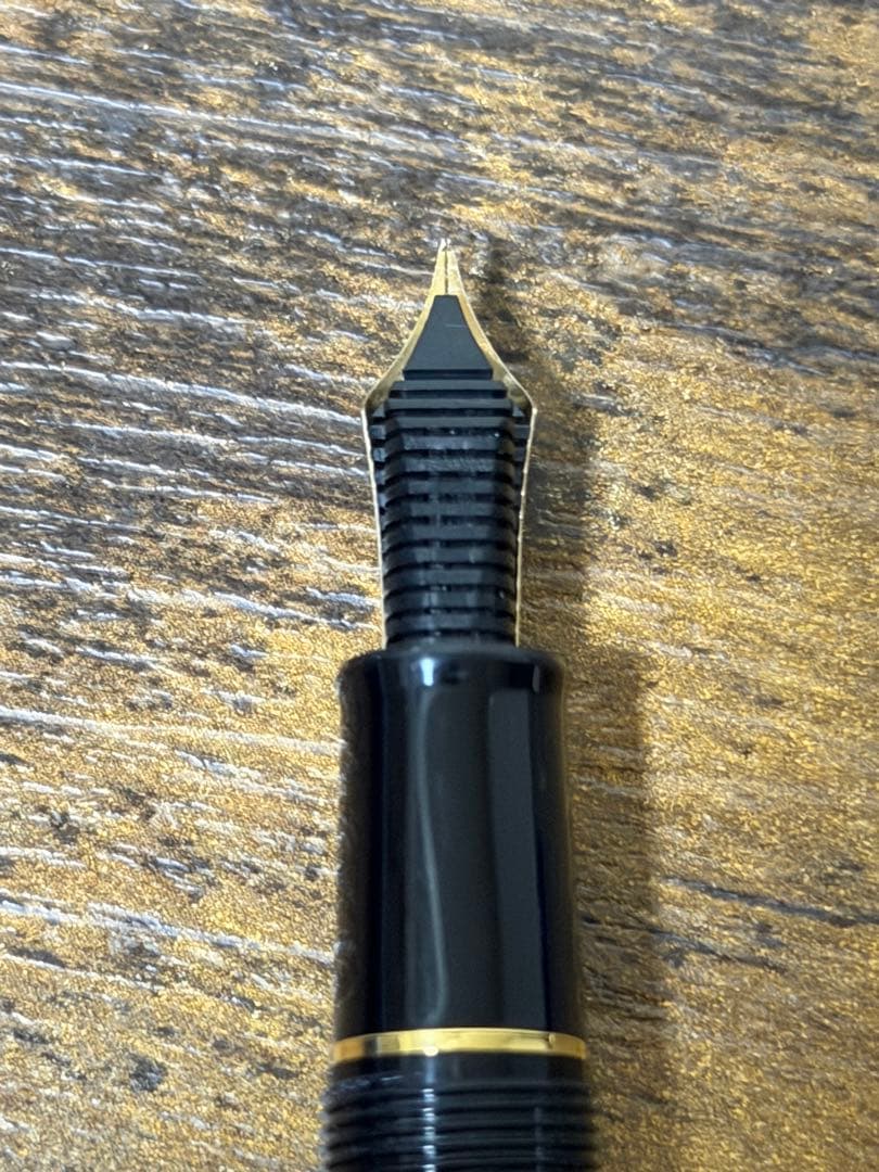 筆記確認&洗浄済　旧ニブ　21金　ゴールド　セーラー　万年筆　中細字