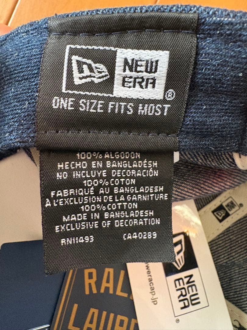 ポロラルフローレンヤンキースニューエラ 9TWENTYデニムキャップ
