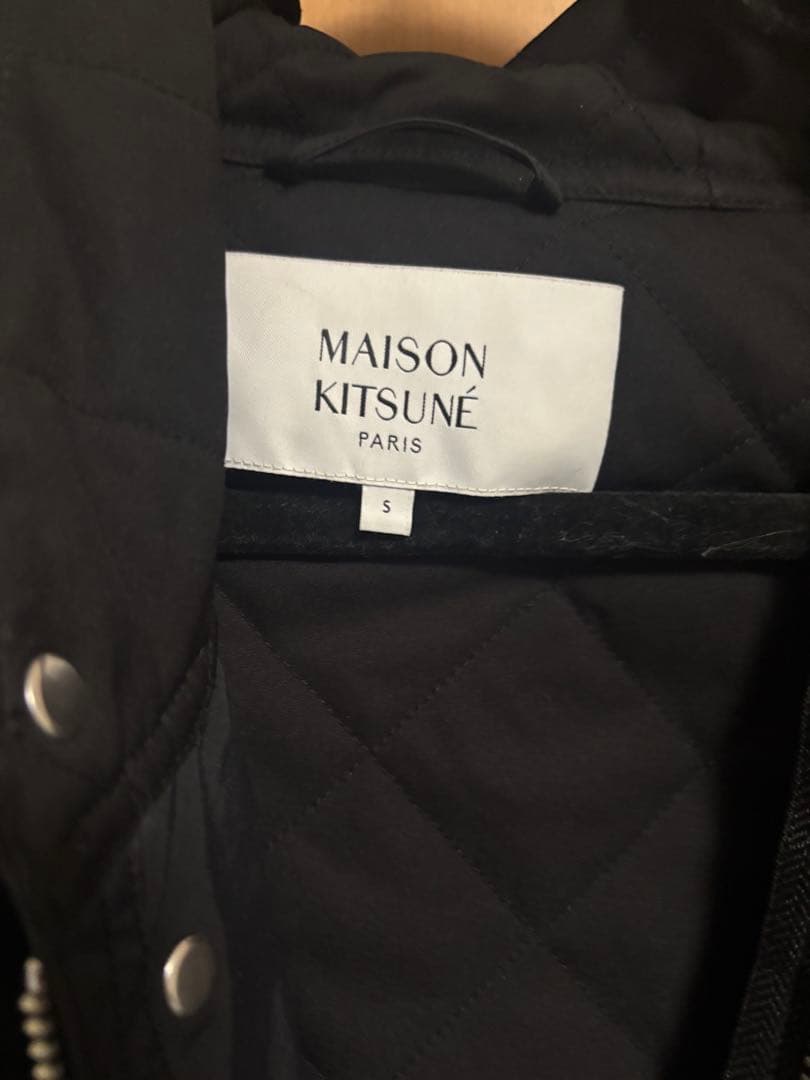 MAISON KITSUNÉ ブラック ダウンジャケット S
