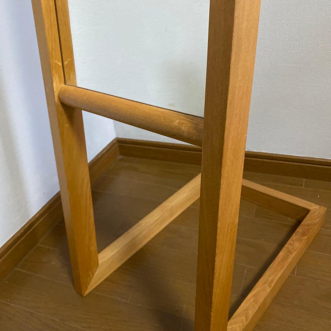 MUJI 無印良品 希少 生産終了品 廃盤品 タモ材 スタンドミラー 姿見 木製