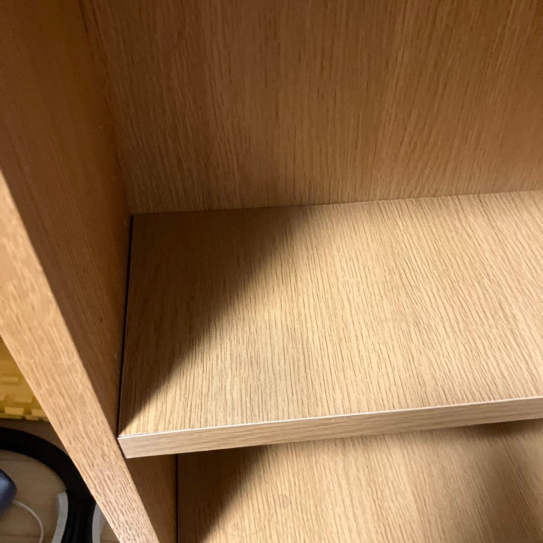 廃盤　無地良品 コーナー型本棚 7段