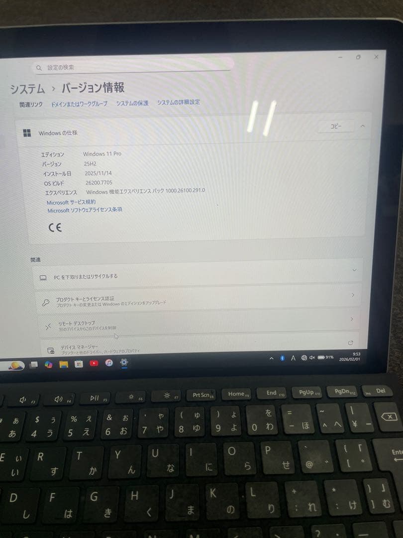 本日限定サーフェスGo2LTE BATT92%10hコアm38GB128GB