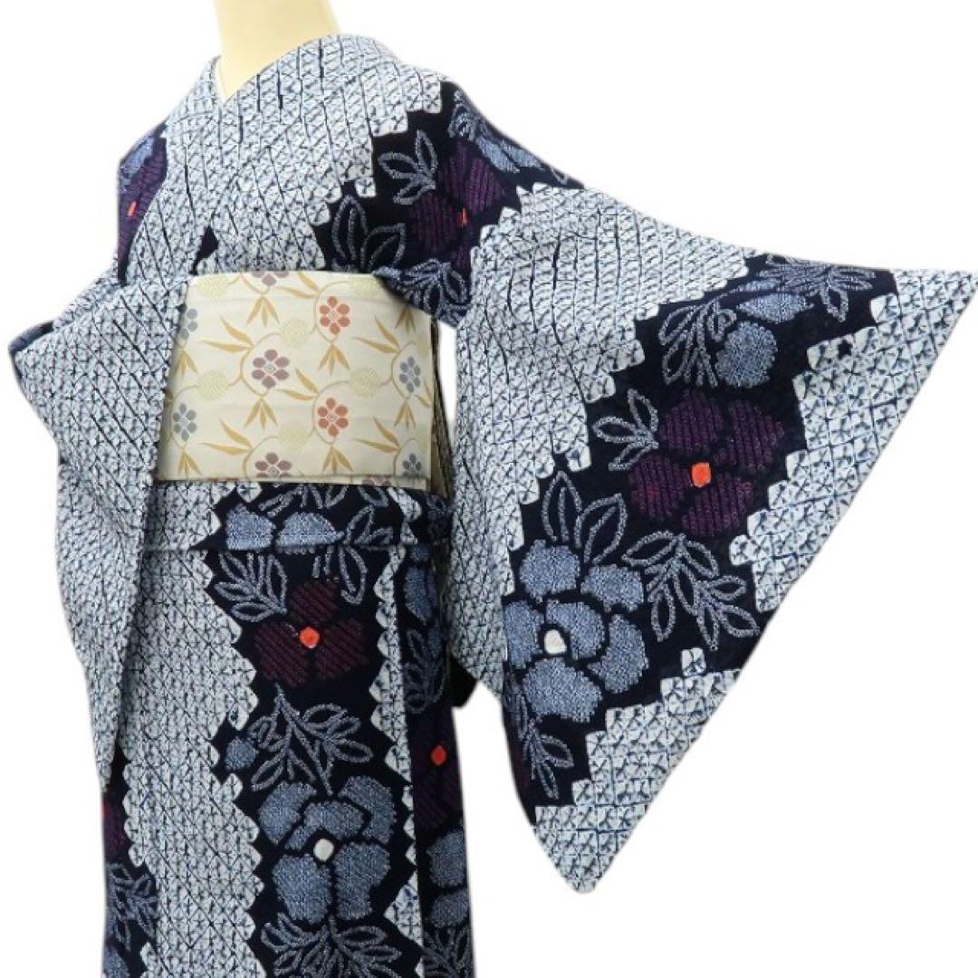 ★BB SHOP★✺2点おまとめ 有松浴衣 ・半幅小袋帯