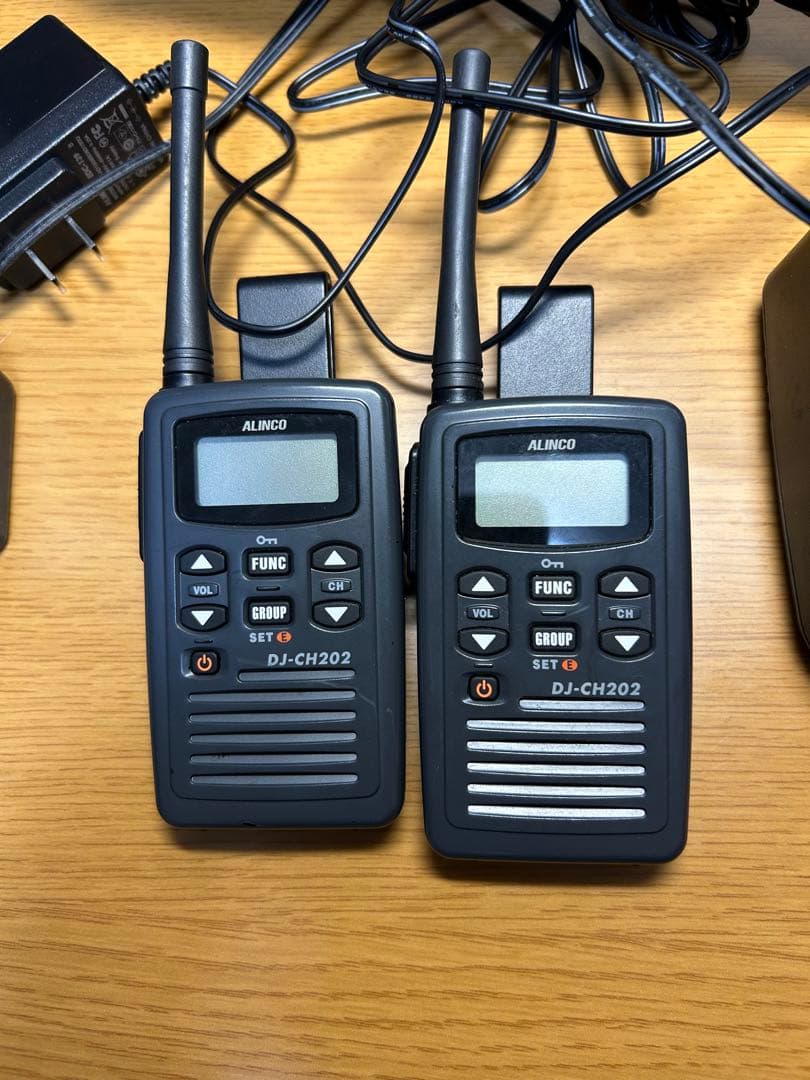 ALINCO DJ-CH202 トランシーバー3台セット＋おまけ✨