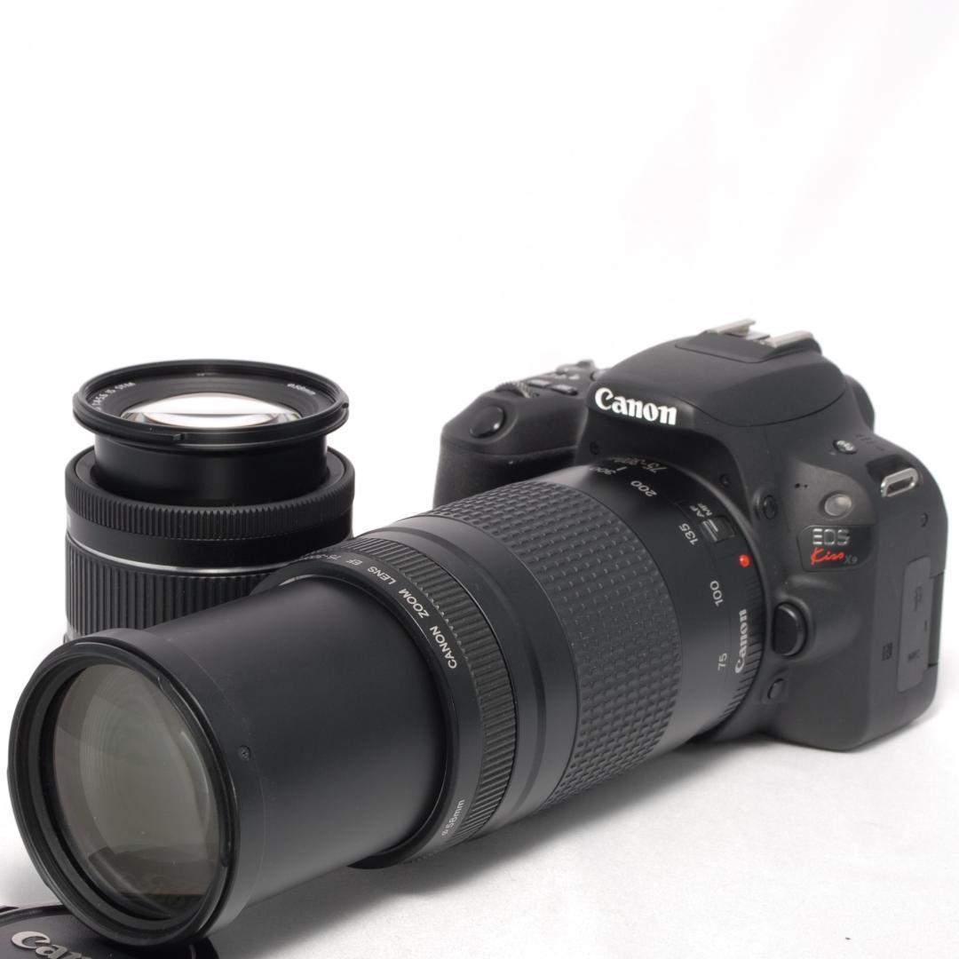 ✨初心者向け✨スポーツ撮影最適✨Wi-Fi✨CANON KISS X9 Wレンズ