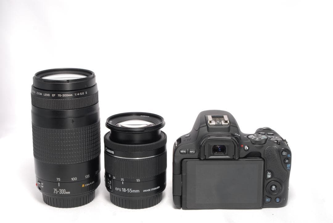 ✨初心者向け✨スポーツ撮影最適✨Wi-Fi✨CANON KISS X9 Wレンズ