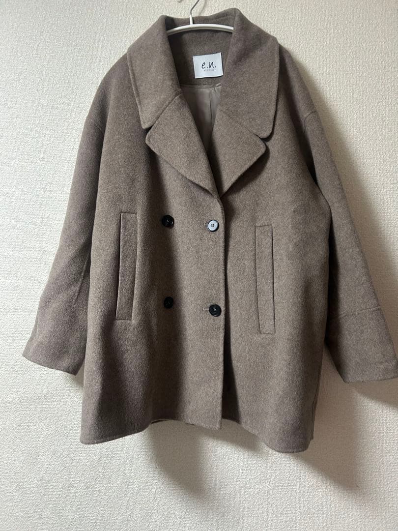 エバーネイビー　ウールリバーPコートM