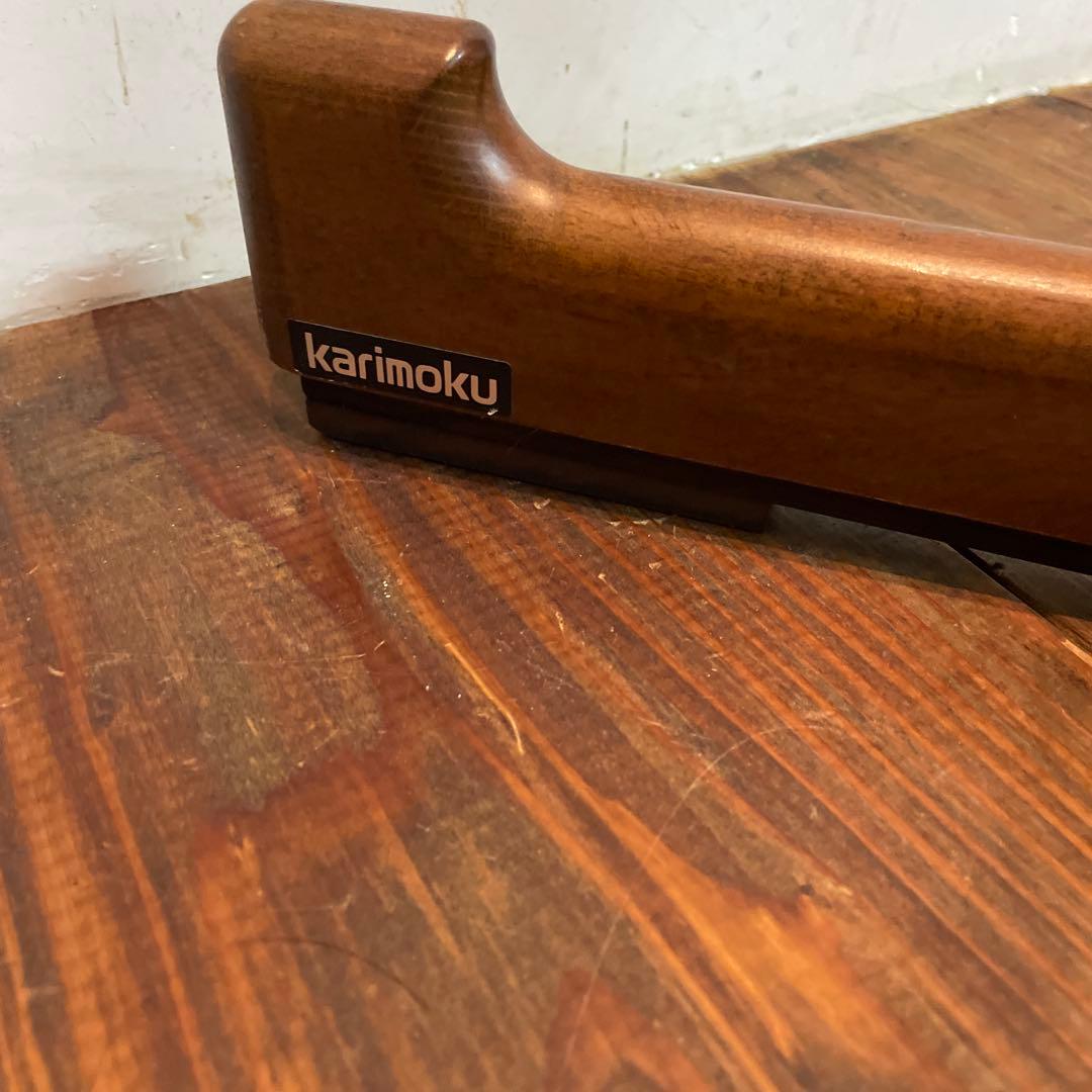 サファイア　木製　カリモク　コートハンガー　ポールハンガー　帽子ラック