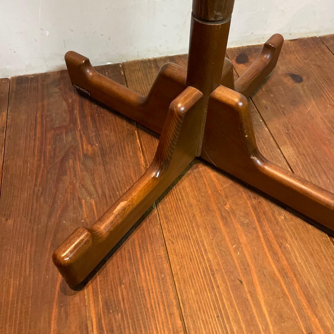 サファイア　木製　カリモク　コートハンガー　ポールハンガー　帽子ラック