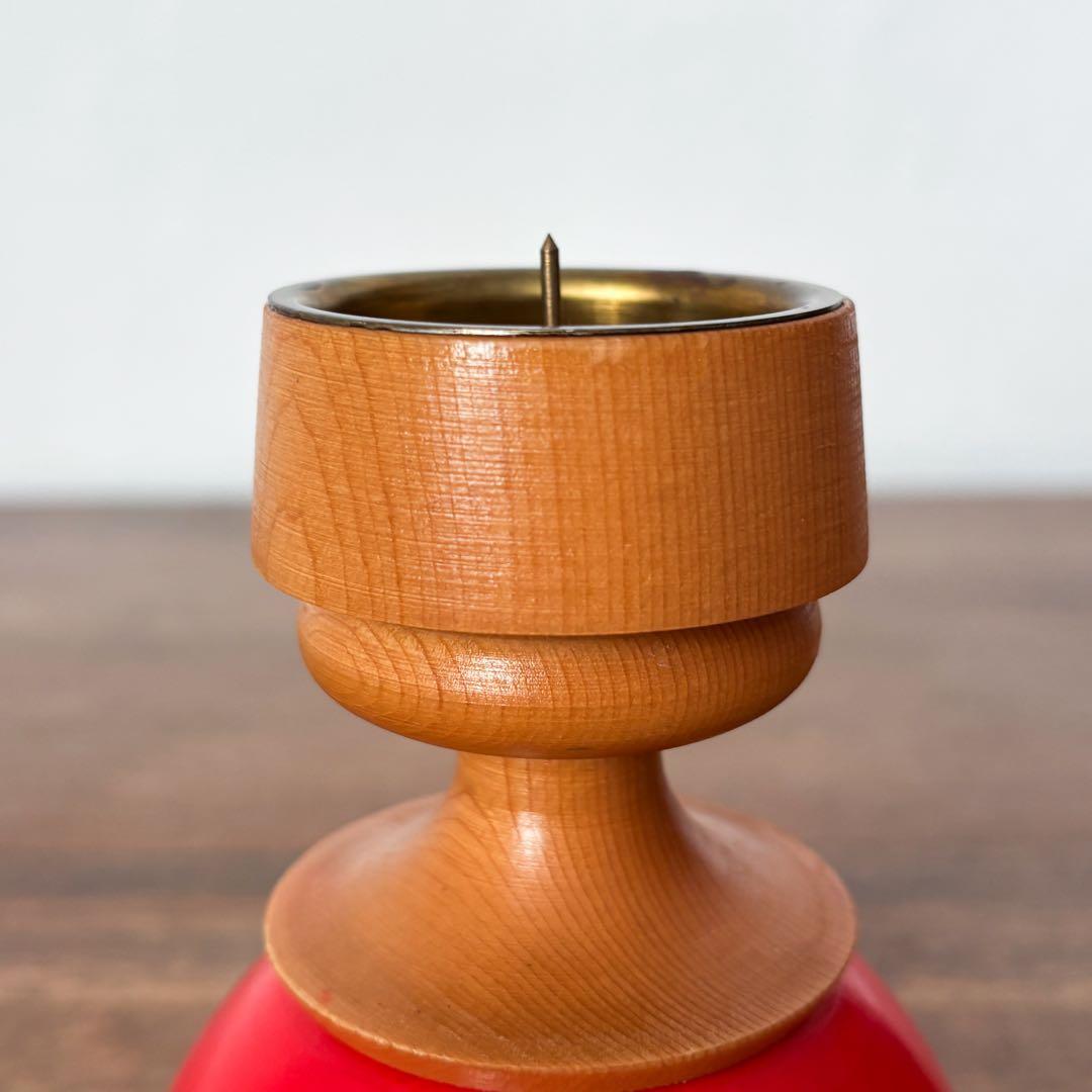 【東ドイツ 球体キャンドルスタンド】ミッドセンチュリー ヴィンテージ