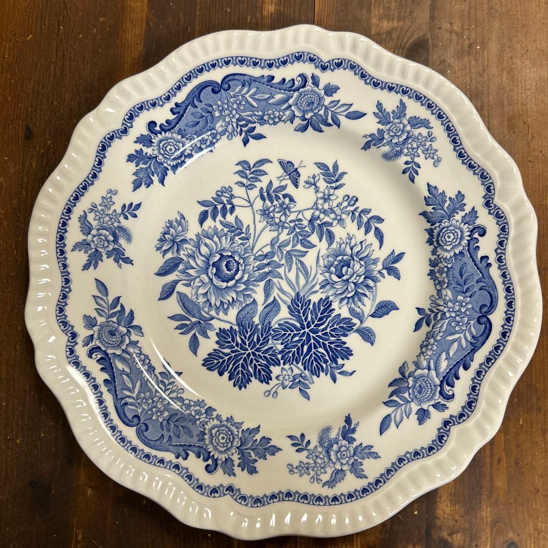 希少　スポード　ブルールームコレクション　27.5㎝　ディナープレート　廃盤品