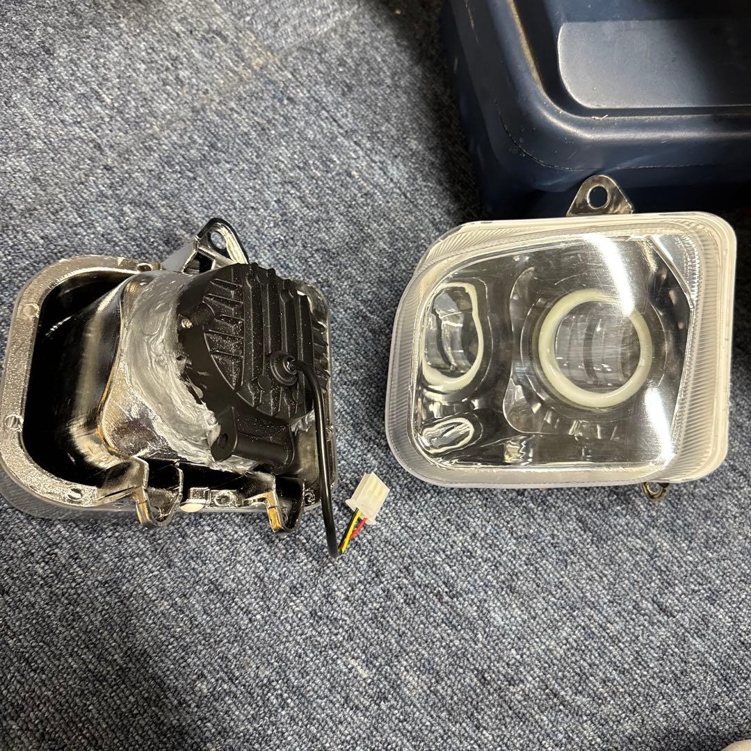 ジャイロキャノピー　マルチリフレクター LED イカリング青 左右セット