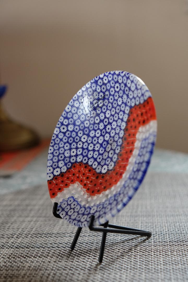 ベネチアンガラス ミルフィオリ プレート/検索/エルコーレモレッティ/江波冨士子