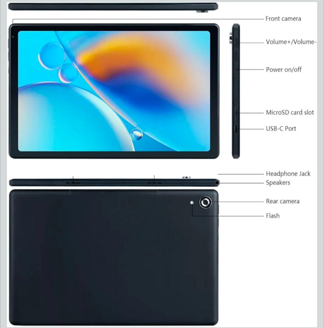 HiGrace Android13 タブレット 10.1インチ 収納ケース付