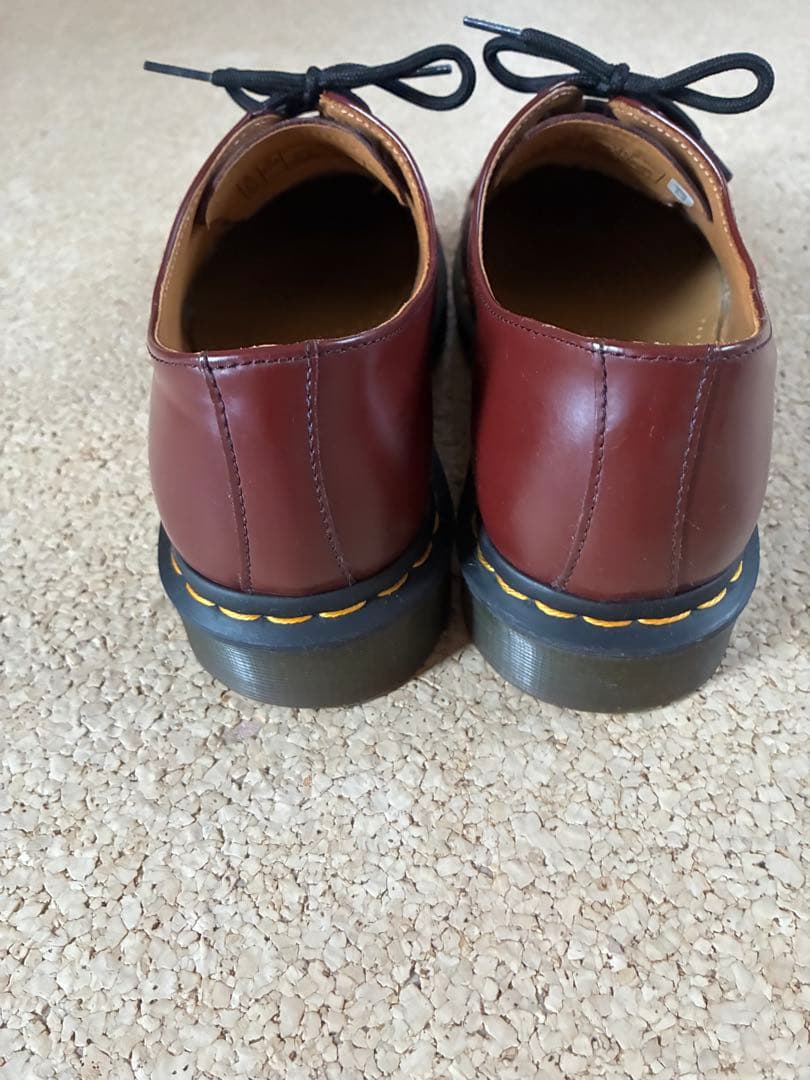 Dr. Martens バーガンディ レースアップシューズ