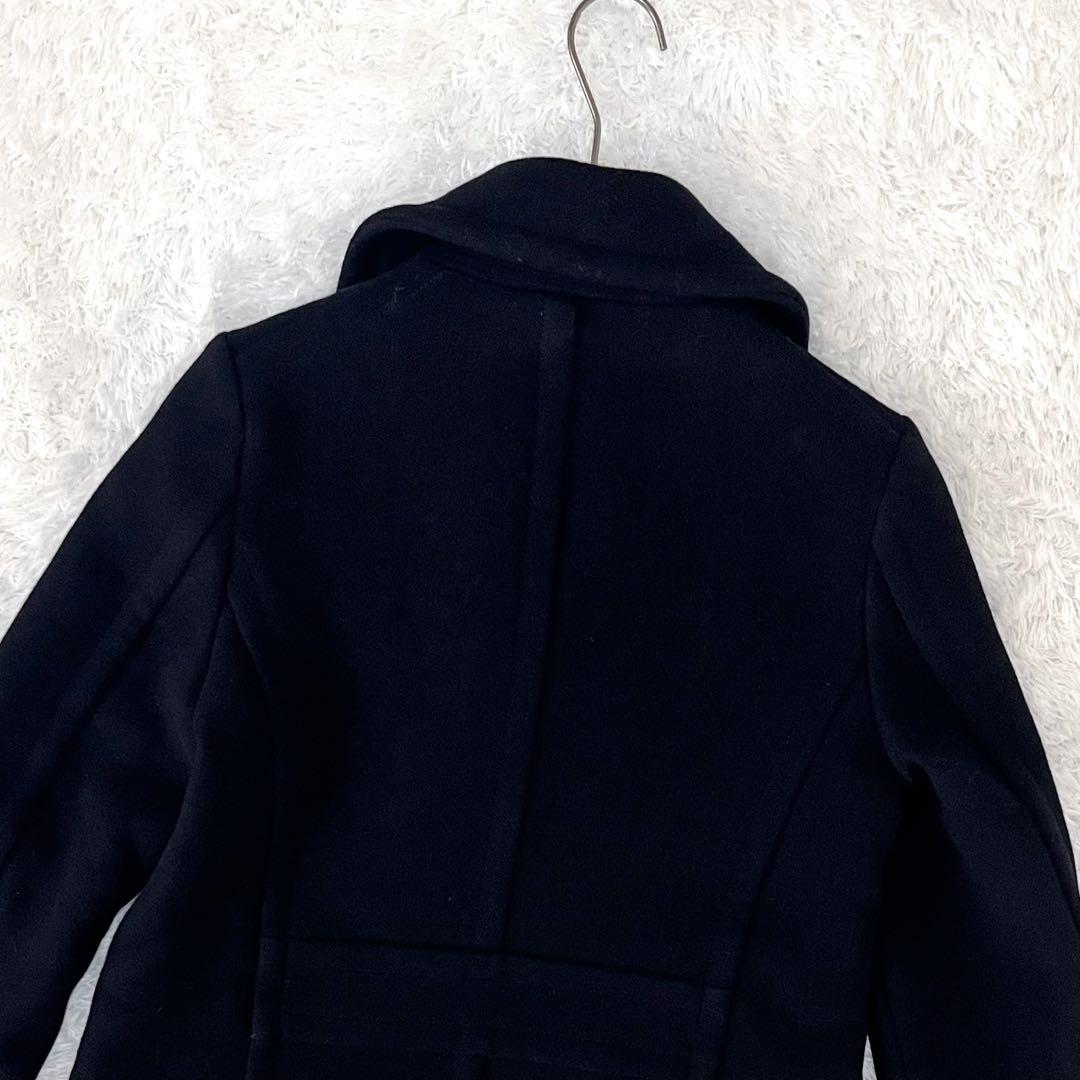 ドゥーズィエムクラス ウールメルトン Pコート キルティング 金ボタン 38