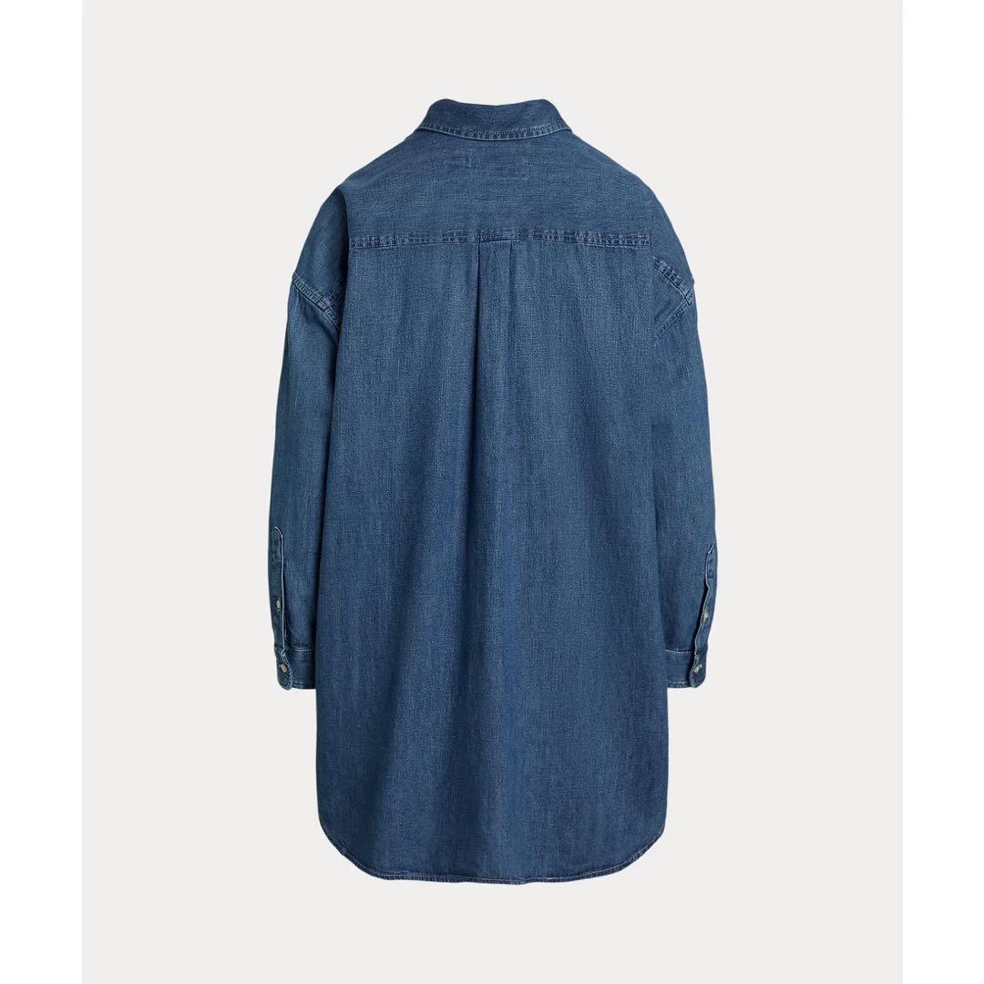 今季　現行　POLO RALPH LAURENオーバーサイズ デニム シャツ M