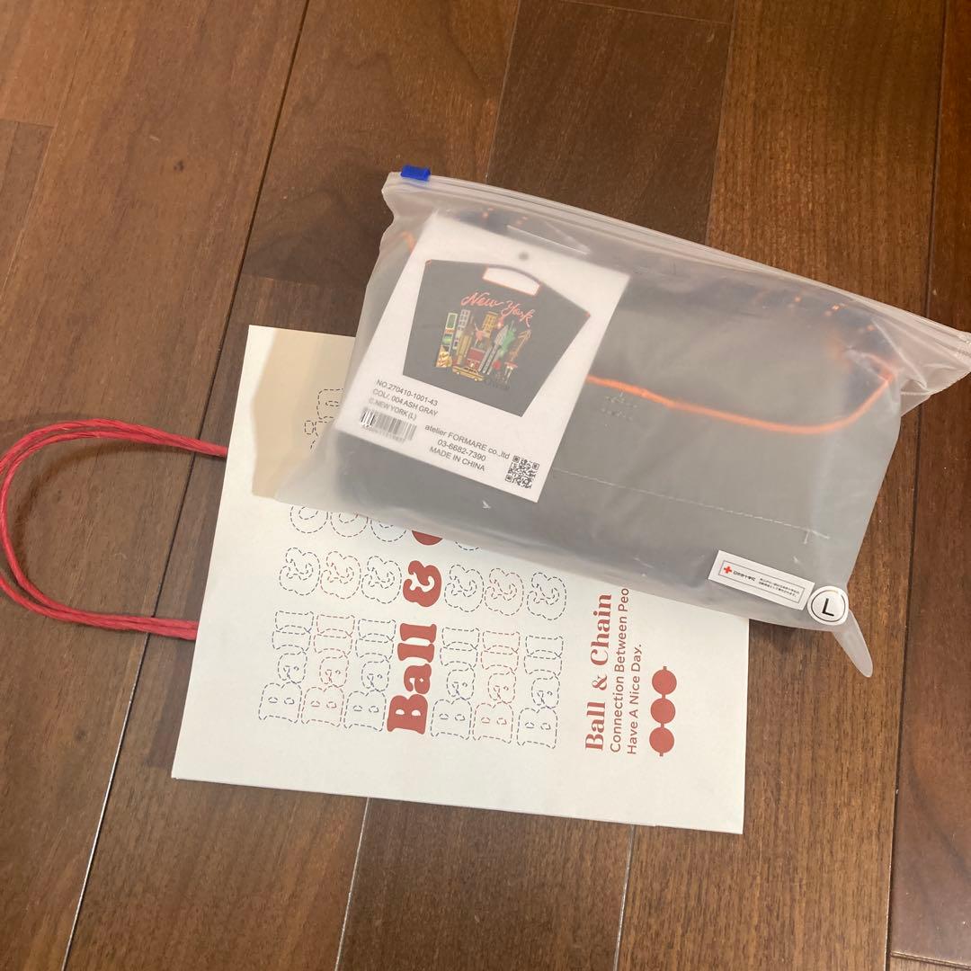 【新品　正規品】ボール&チェーンChacott ＮＹ刺繍エコバッグ　Ｌサイズ