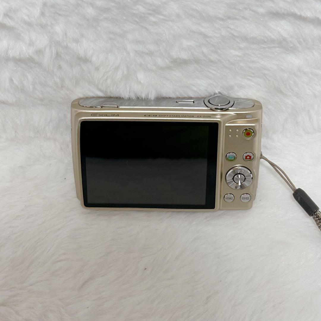 【外観極美品】CASIO EX-Z400 ゴールド 12.1メガピクセル