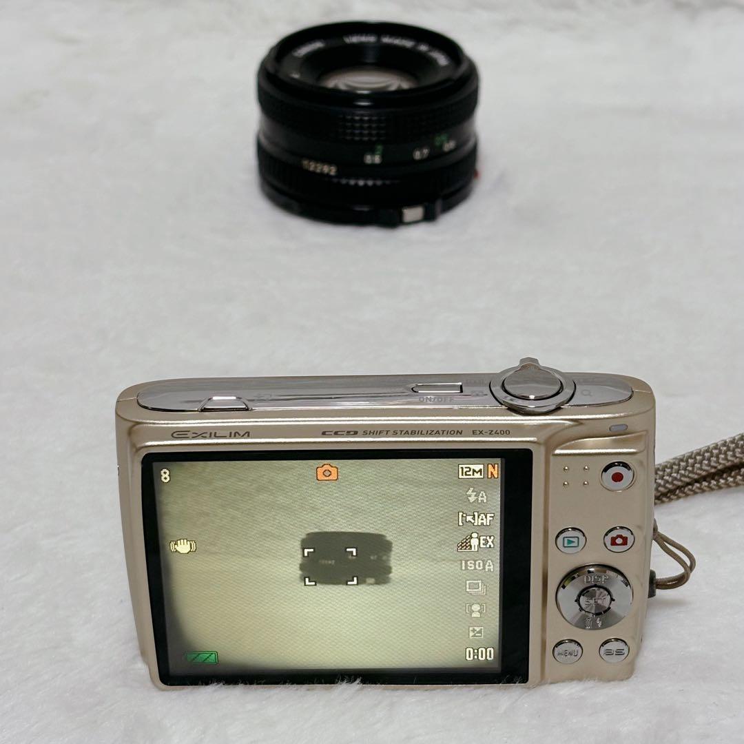 【外観極美品】CASIO EX-Z400 ゴールド 12.1メガピクセル