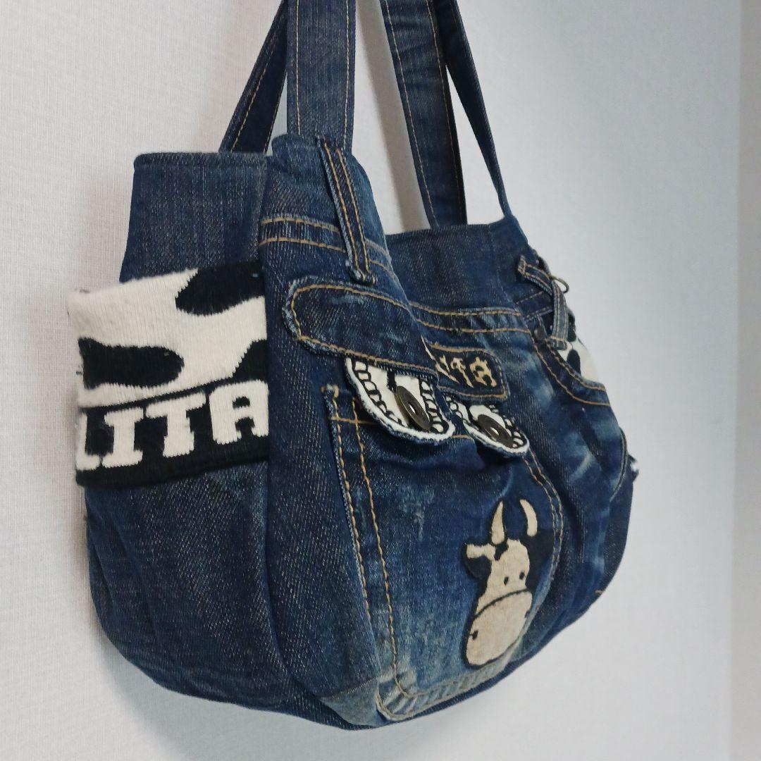 ナル　リメイクデニムバッグ　オーダーチューリップバッグ3点