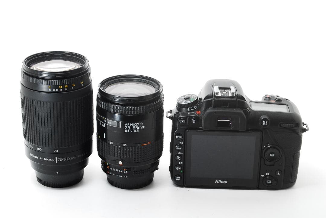 収納バッグ付き高画質D7500＋標準＆望遠レンズセット