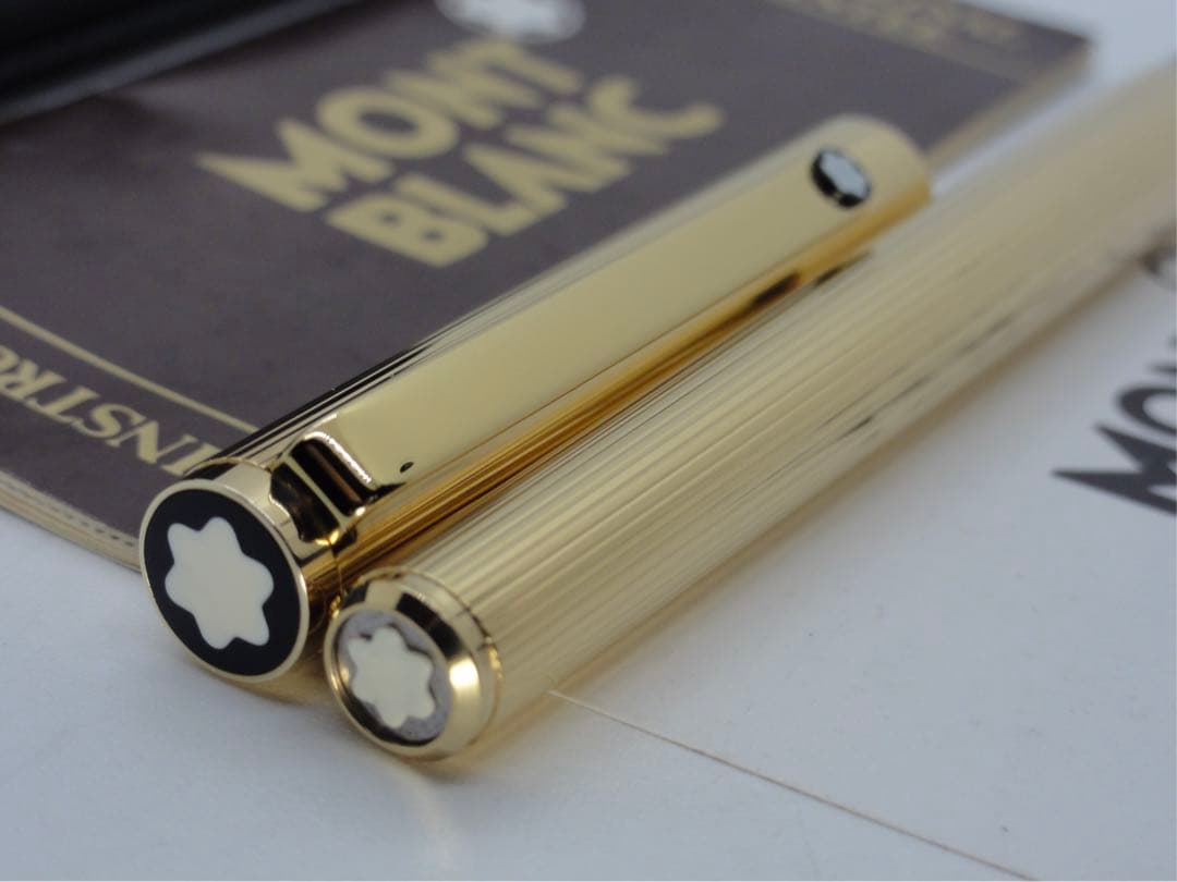 ※未使用に近い保管品！稀少度の高い総金張りSライン最高峰No2147★モンブラン