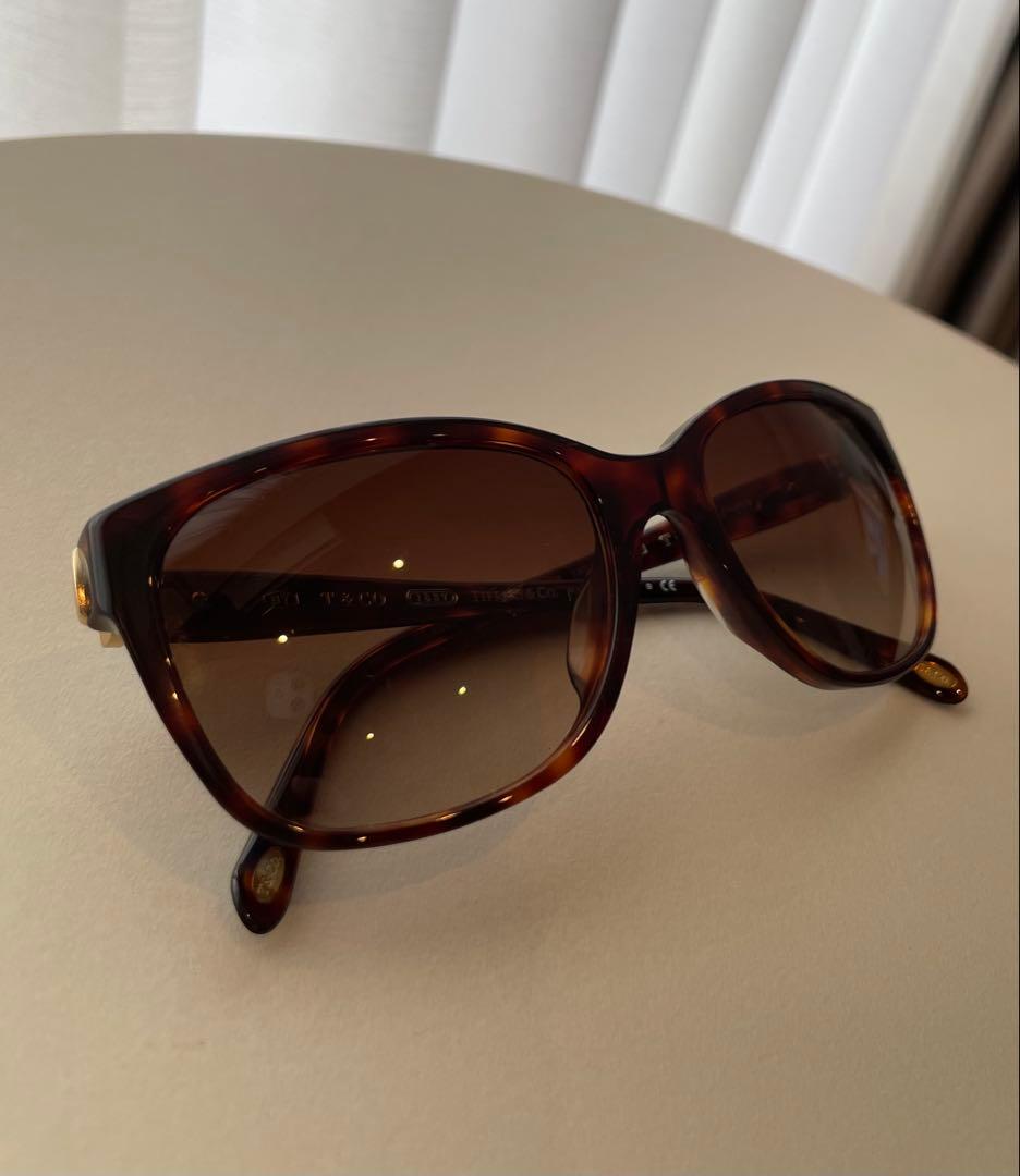 ブラウン べっこう サングラス ティファニー Tiffany