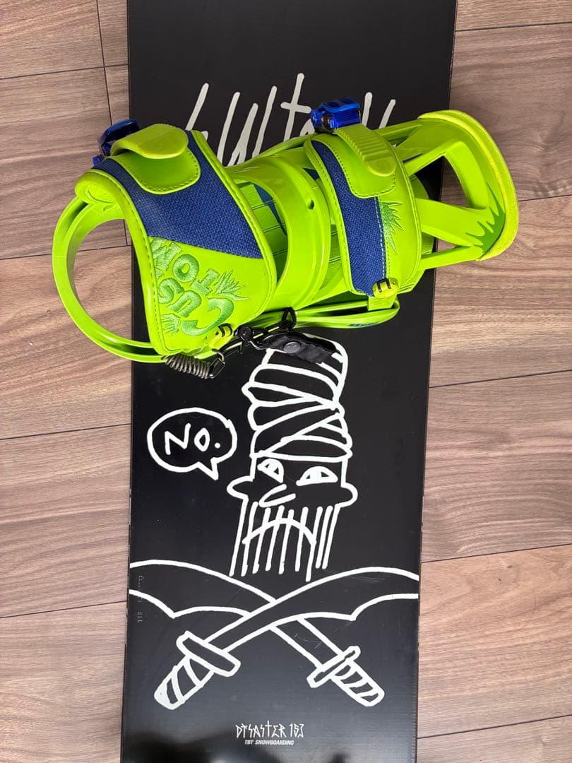 Burtonスノーボードセット(DISASTER 153➕ビンディング➕ケース)