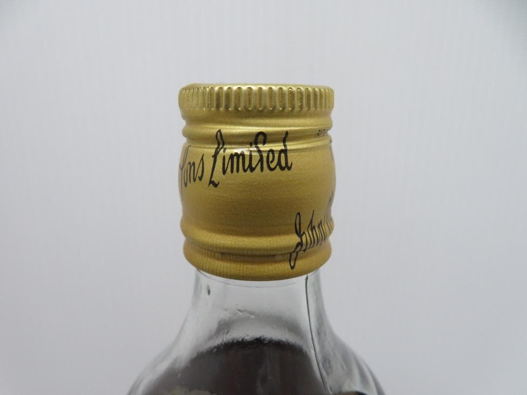 古酒　ジョニーウォーカー　ブラック　コールドベック　未開栓　760ｍｌ　　022