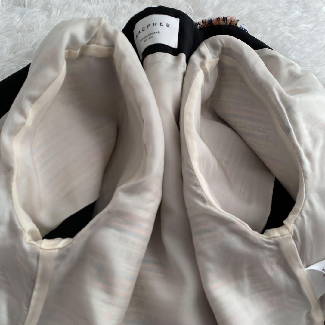 いわちゃん様ご予約品　　MACPHEE☆マルチツイード ラウンドカラージャケット