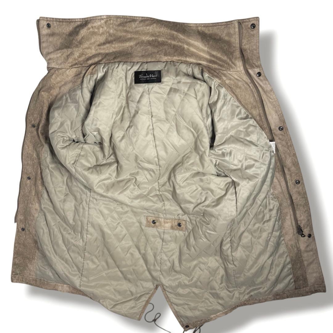 TORNADO MART｜スウェードヘアラインモッズコートy2kシェラックLGB