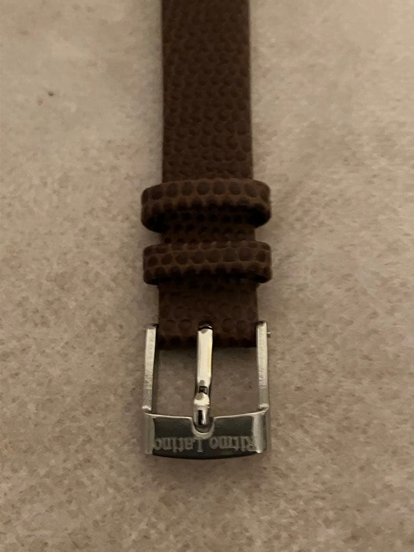 値下げ 稼働★Ritmo Latino グリーン ＱＺ腕時計 電池、革ベルト新品