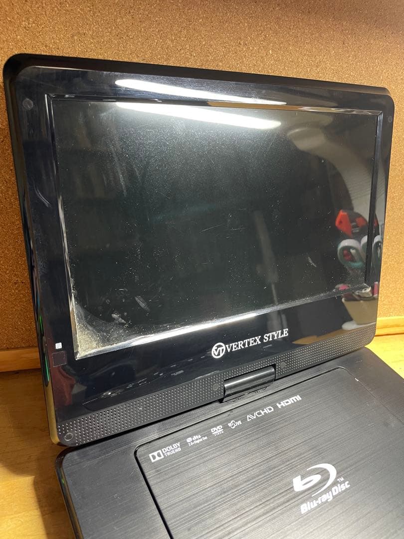 付属品完備 ポータブルDVD・BD・Blu-ray・ブルーレイプレーヤー