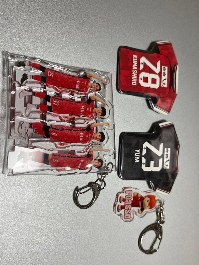 ロアッソ熊本 グッズ バラ売り可能 送料無料 選手 ランダム キーホルダー