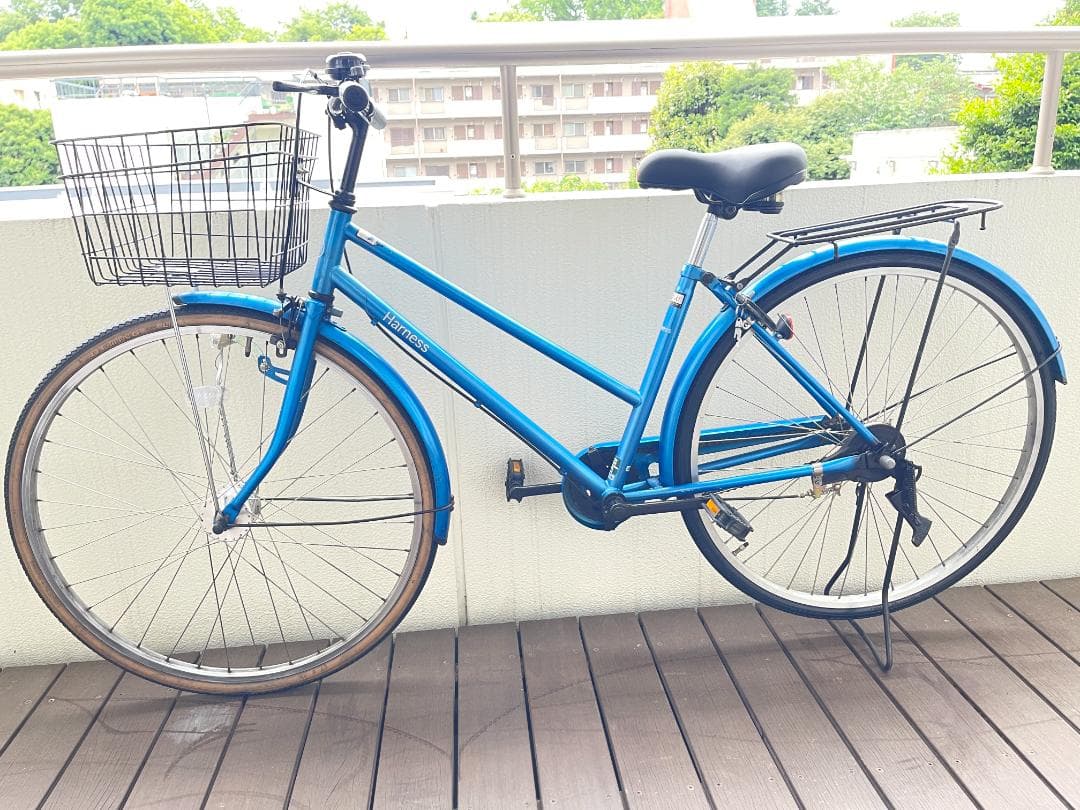 Harnessシティサイクル２７インチLEDオートライト付き　変速無し　引取専用