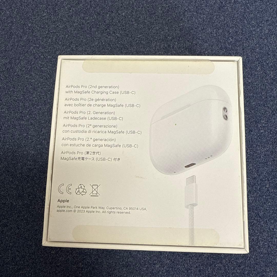 AirPods Pro第二世代本体＋充電ケース（TYPE C）付き