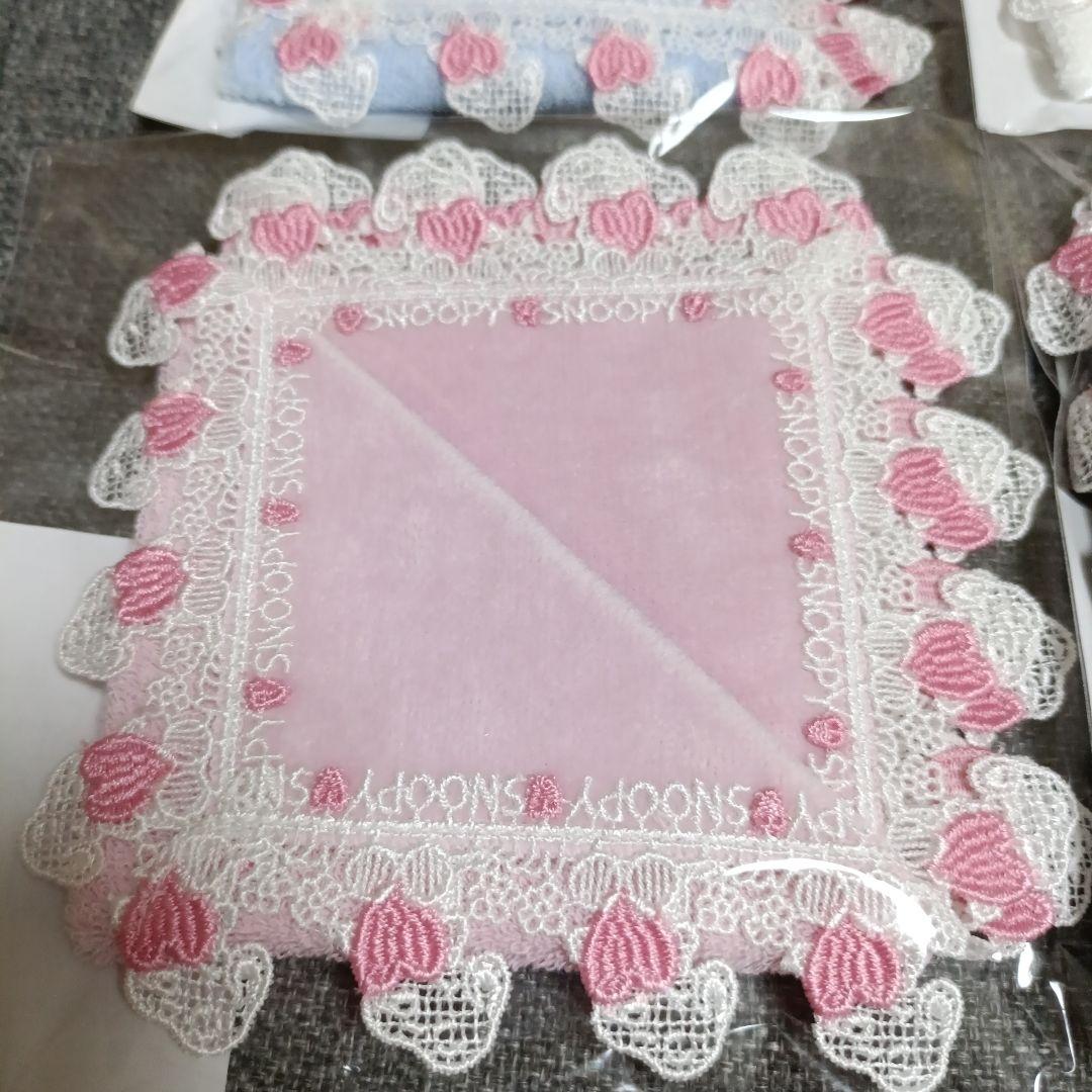 ✴新品未開封✴スヌーピー in 銀2025✴近沢レース✴ハンカチ✴4枚セット✴
