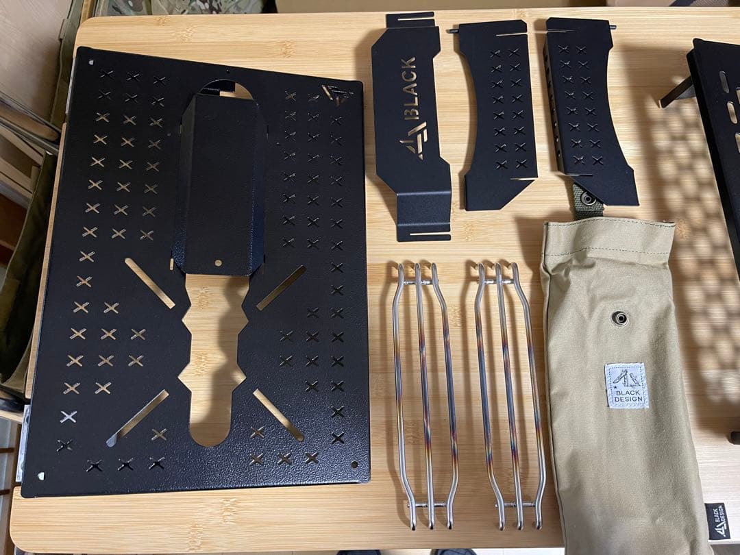 BLACKDESIGN【4点セット】ブラックデザイン　BXPLATE　BX五徳