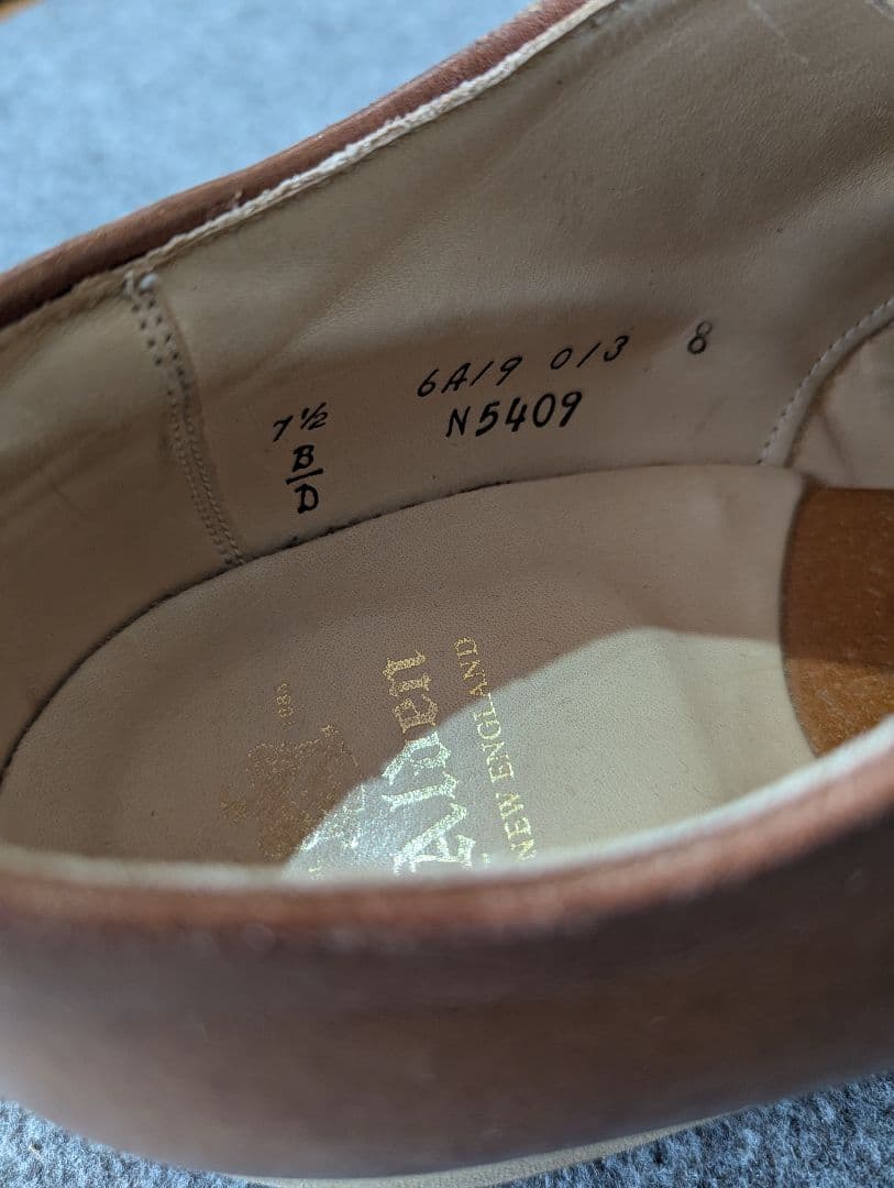 オールデン　ALDEN　ミリタリーラスト　7 1/2