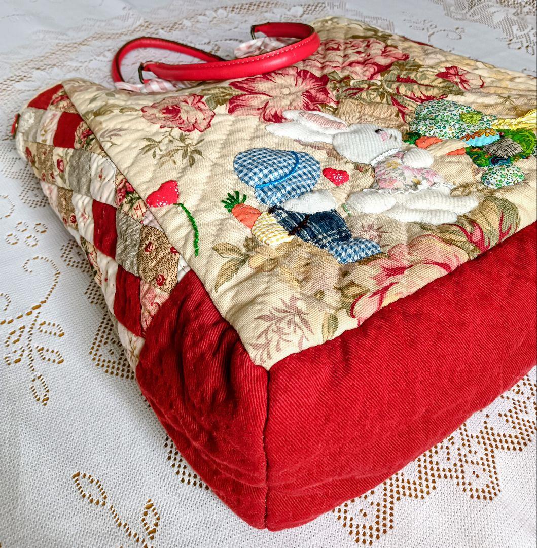 スーちゃん 特大 手縫い バッグ