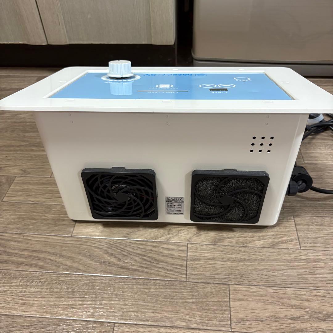 美品☆ビューティーインパクトSV 超音波美容器　肩こり　腰痛　冷え性にも