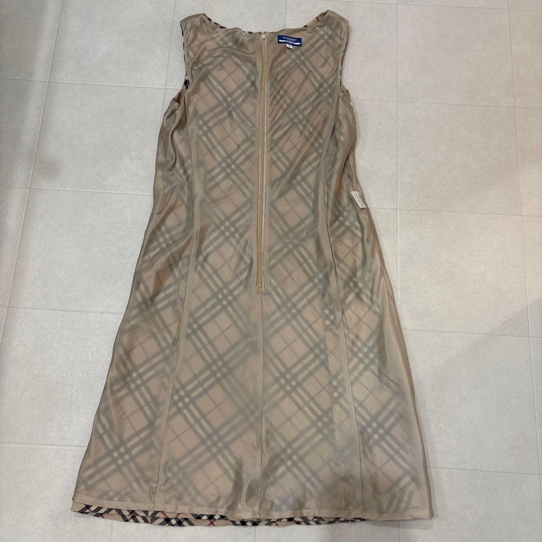 BURBERRY バーバリーブルーレーベル ノバチェックワンピース ノースリーブ